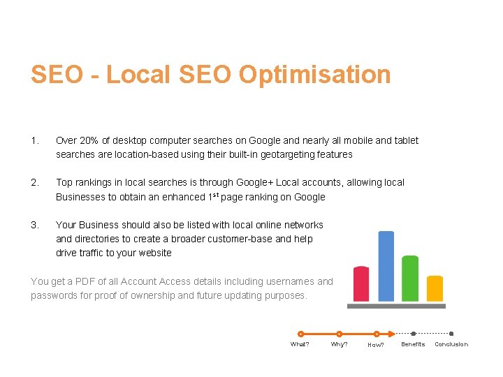 SEO - Local SEO Optimisation 1. Over 20% of desktop computer searches on Google