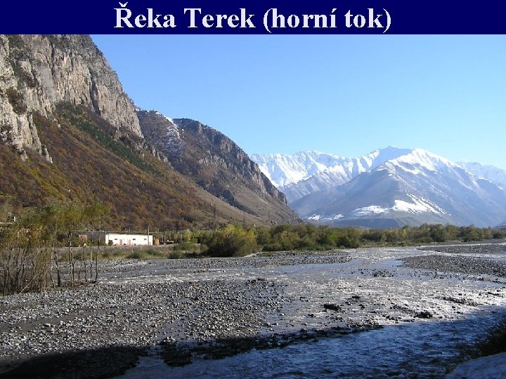 Řeka Terek (horní tok) 