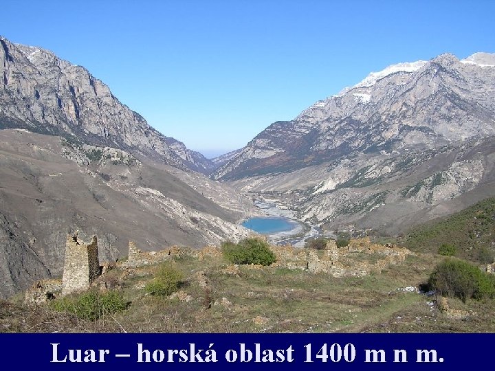 Luar – horská oblast 1400 m n m. 