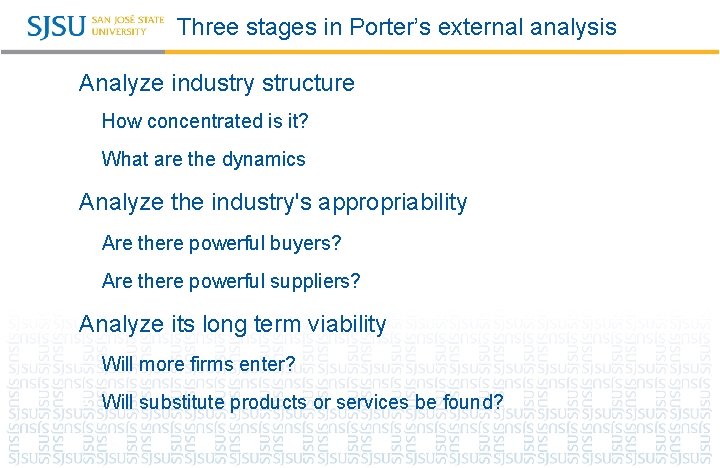 Industry Analysis Porters 5 Forces Model B 290