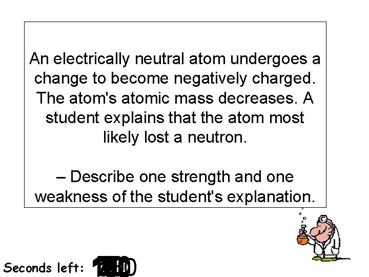 An electrically neutral atom undergoes a change to become negatively charged. The atom's atomic