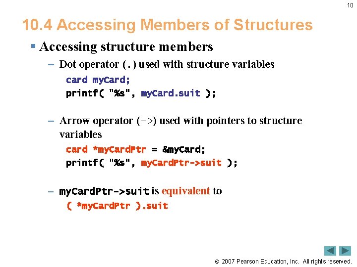 1 10 C Structures Unions Bit Manipulations and