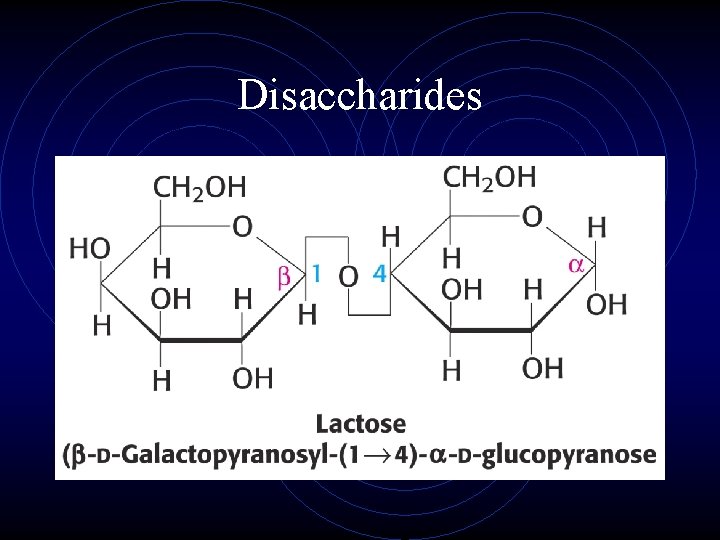 Disaccharides 