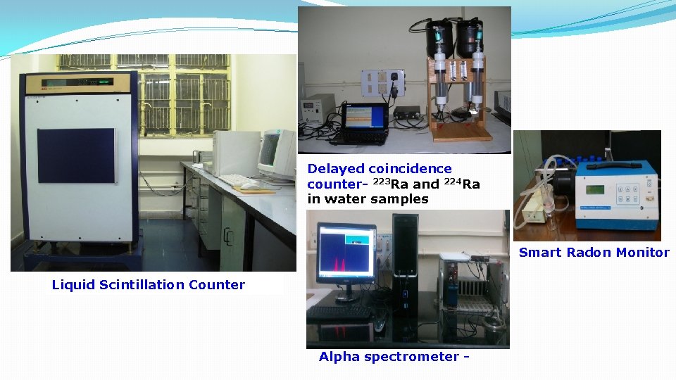 Delayed coincidence counter- 223 Ra and 224 Ra in water samples Smart Radon Monitor