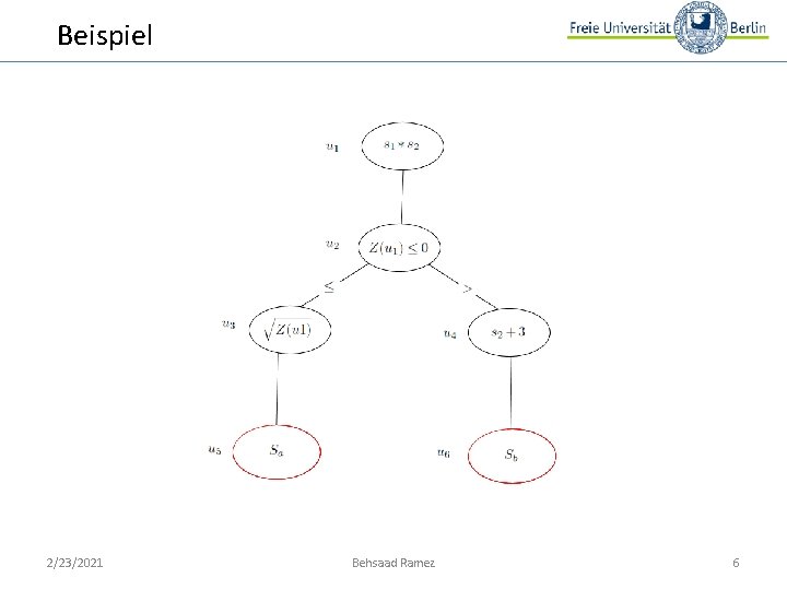 Beispiel 2/23/2021 Behsaad Ramez 6 