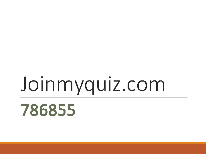 Joinmyquiz. com 786855 
