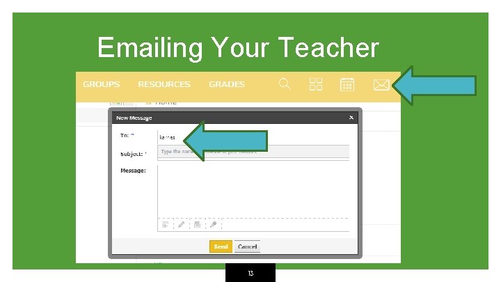 Emailing Your Teacher 13 