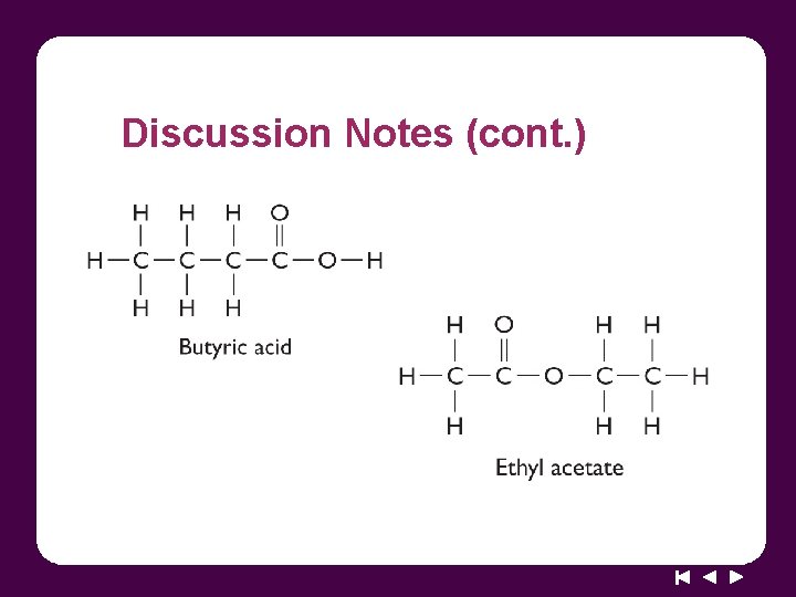 Discussion Notes (cont. ) 