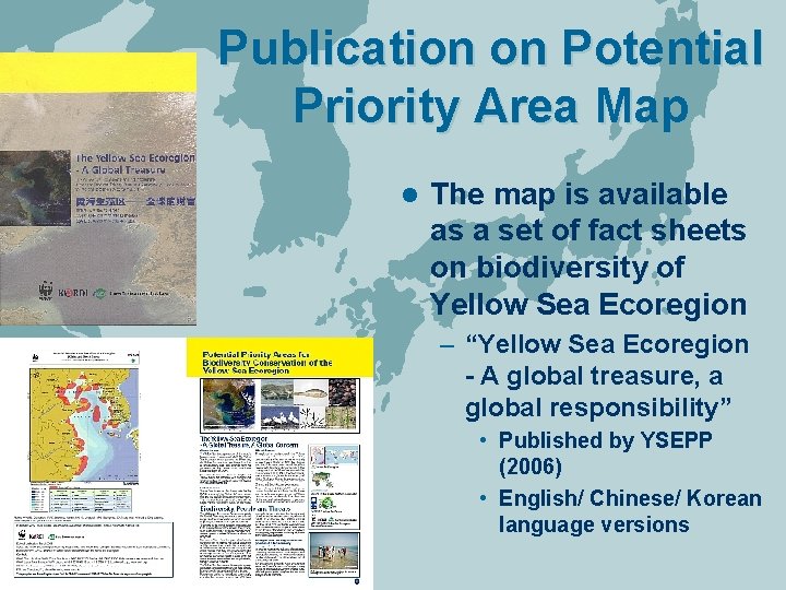 Publication on Potential Priority Area Map l The map is available as a set