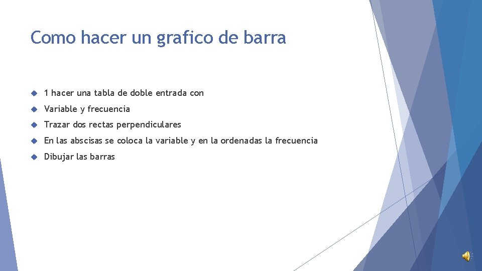 Como hacer un grafico de barra 1 hacer una tabla de doble entrada con