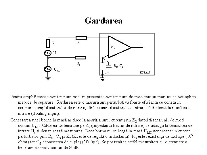 Gardarea Zi Z 1 AO Ui Z 2 UMC RG , CG ECRAN Pentru