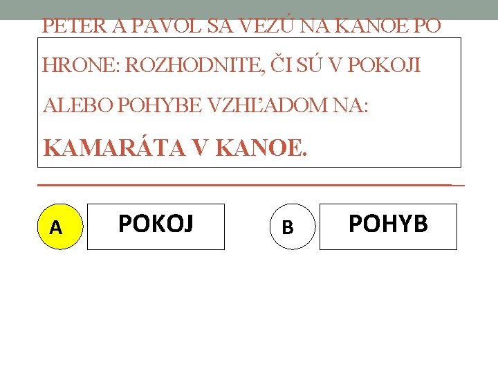 PETER A PAVOL SA VEZÚ NA KANOE PO HRONE: ROZHODNITE, ČI SÚ V POKOJI