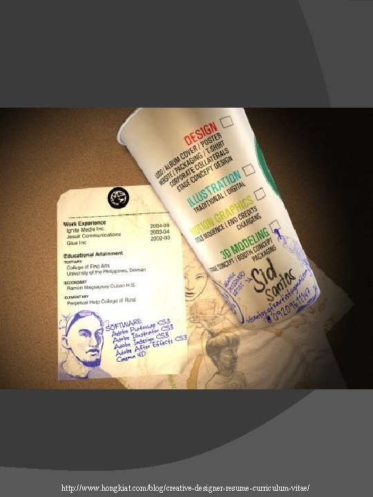 http: //www. hongkiat. com/blog/creative-designer-resume-curriculum-vitae/ 
