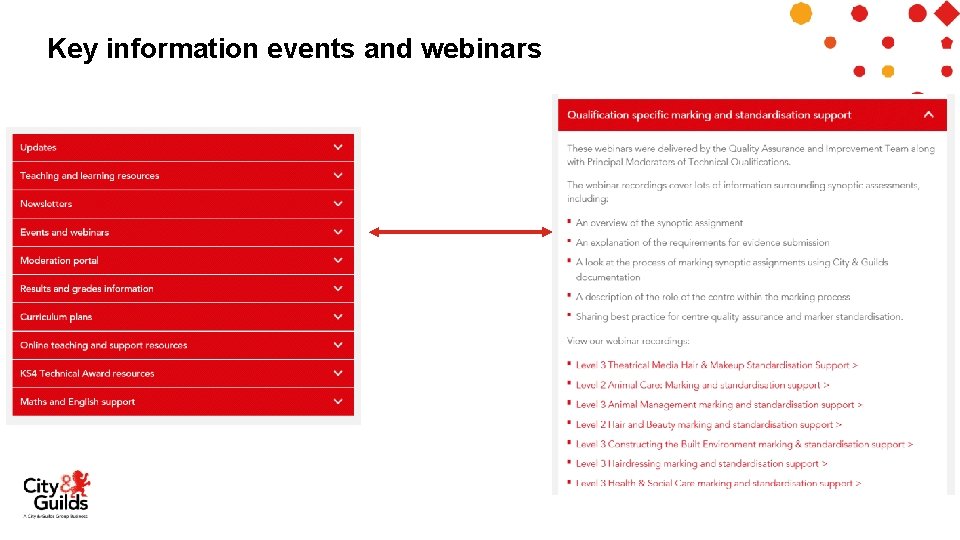 Key information events and webinars 