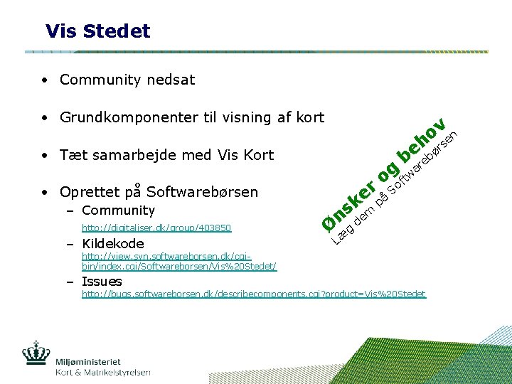 Vis Stedet • Community nedsat • Grundkomponenter til visning af kort vn o se