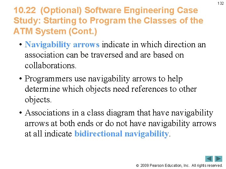 132 10. 22 (Optional) Software Engineering Case Study: Starting to Program the Classes of