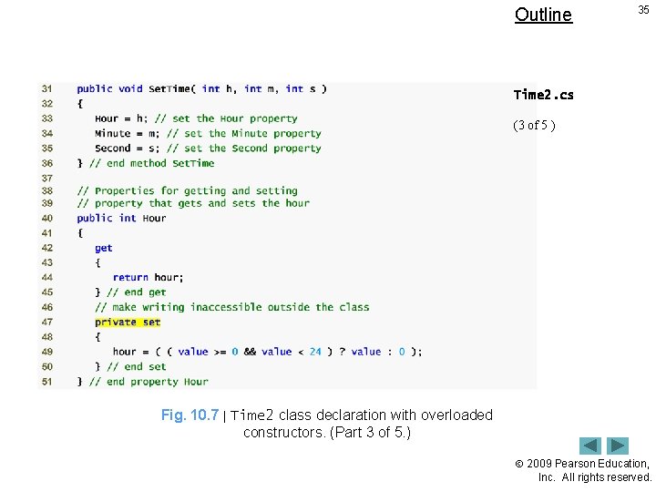 Outline 35 Time 2. cs (3 of 5 ) Fig. 10. 7 | Time