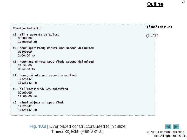 Outline 43 Time 2 Test. cs (3 of 3 ) Fig. 10. 8 |