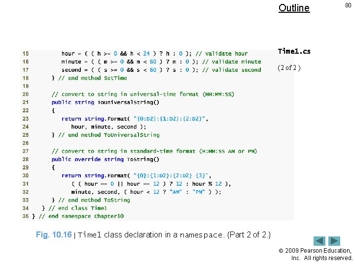 Outline 80 Time 1. cs (2 of 2 ) Fig. 10. 16 | Time