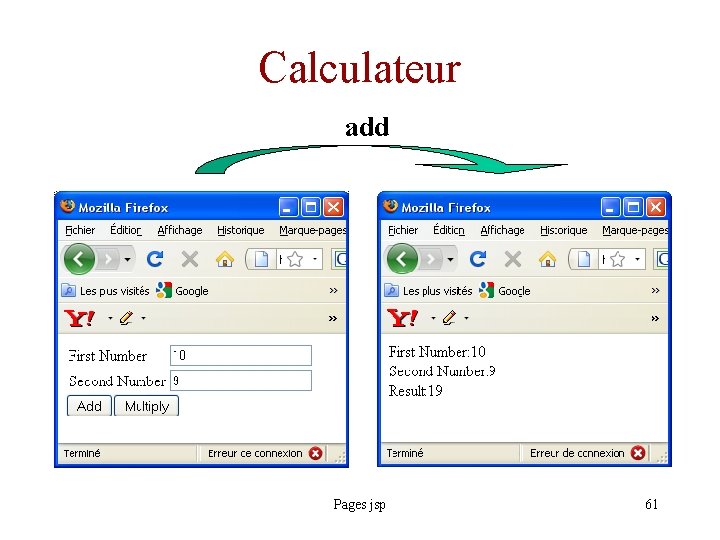 Calculateur add Pages jsp 61 