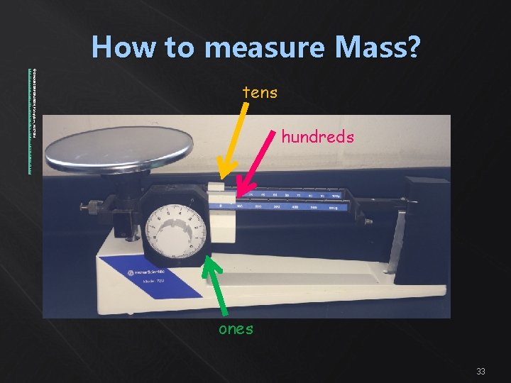 How to measure Mass? hundreds © OHAUS CORPORATION, Parsippany, NJ 07054 http: //www. directindustry.