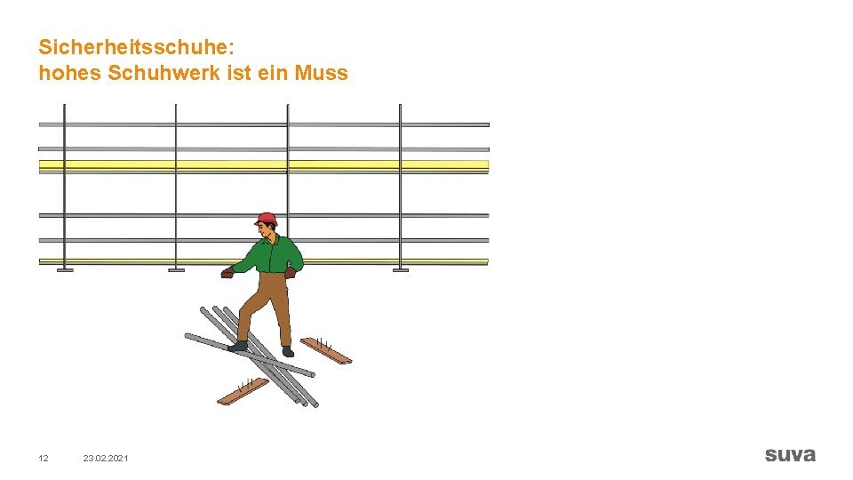 Sicherheitsschuhe: hohes Schuhwerk ist ein Muss 12 23. 02. 2021 