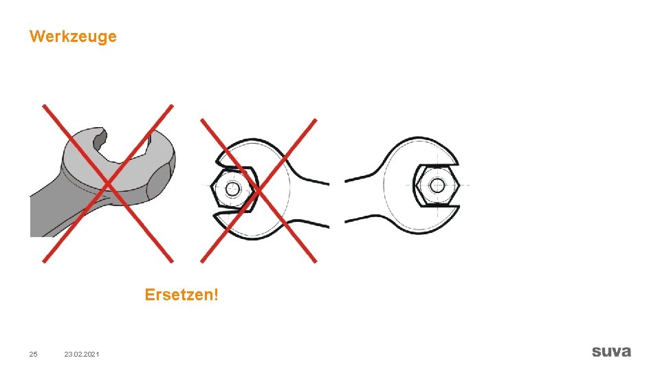 Werkzeuge Ersetzen! 25 23. 02. 2021 