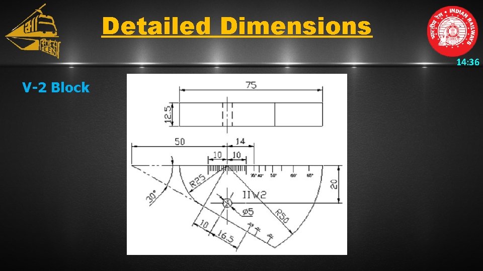Detailed Dimensions 14: 36 V-2 Block 