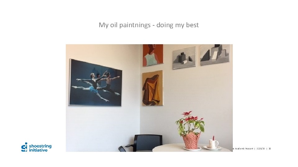 My oil paintnings - doing my best Danuta Charland – The Academic Peasant |