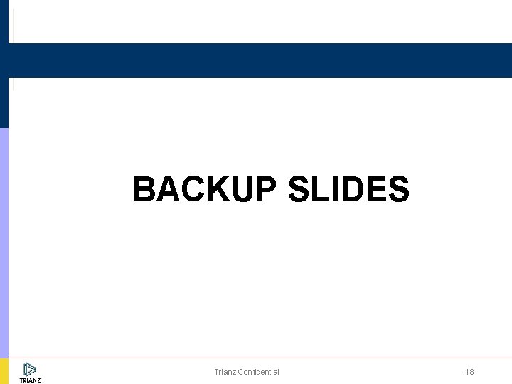 BACKUP SLIDES Trianz Confidential 18 