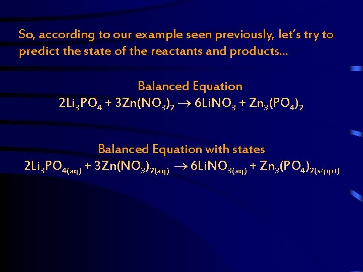 So, according to our example seen previously, let’s try to predict the state of