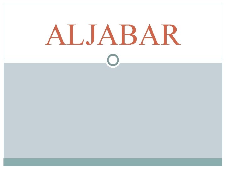 ALJABAR 