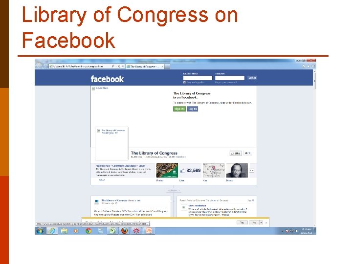 Library of Congress on Facebook 