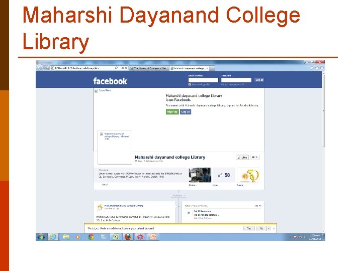 Maharshi Dayanand College Library 