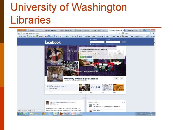 University of Washington Libraries 