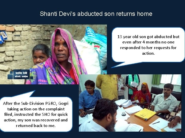 Shanti Devi’s abducted son returns home 13 year old son got abducted but even