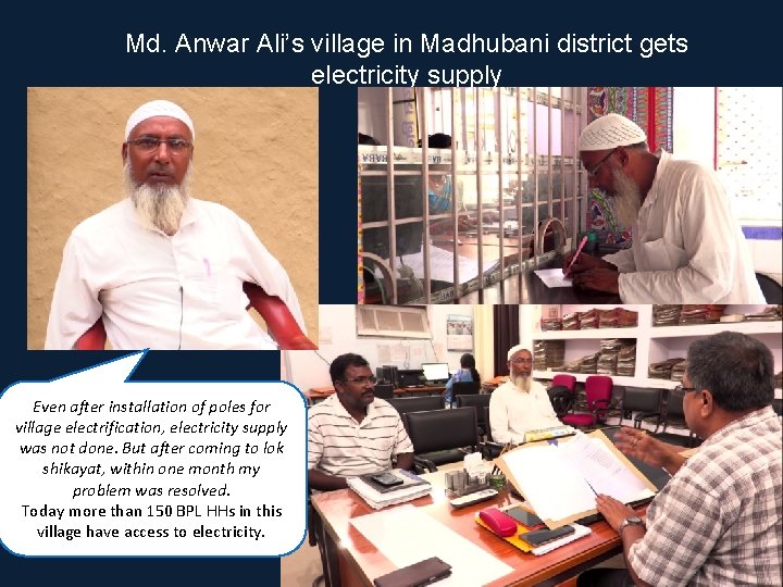 Md. Anwar Ali’s village in Madhubani district gets electricity supply Even after installation of