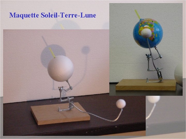 Maquette Soleil-Terre-Lune 