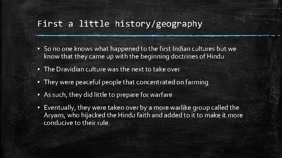 First a little history/geography ▪ So no one knows what happened to the first
