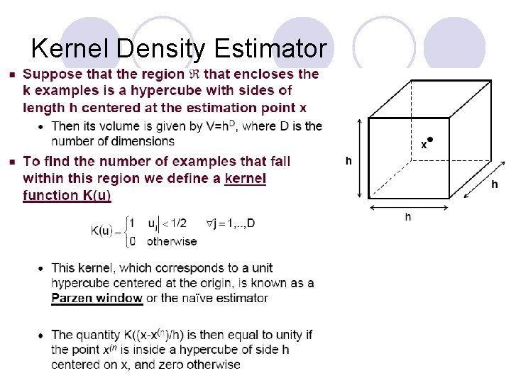 Kernel Density Estimator 