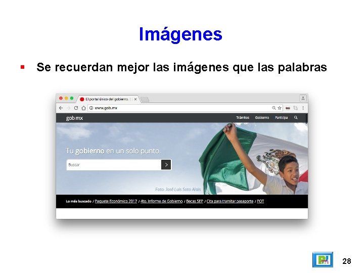 Imágenes Se recuerdan mejor las imágenes que las palabras 28 