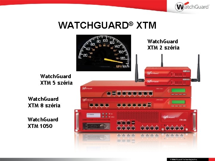 WATCHGUARD® XTM Watch. Guard XTM 2 széria Watch. Guard XTM 5 széria Watch. Guard