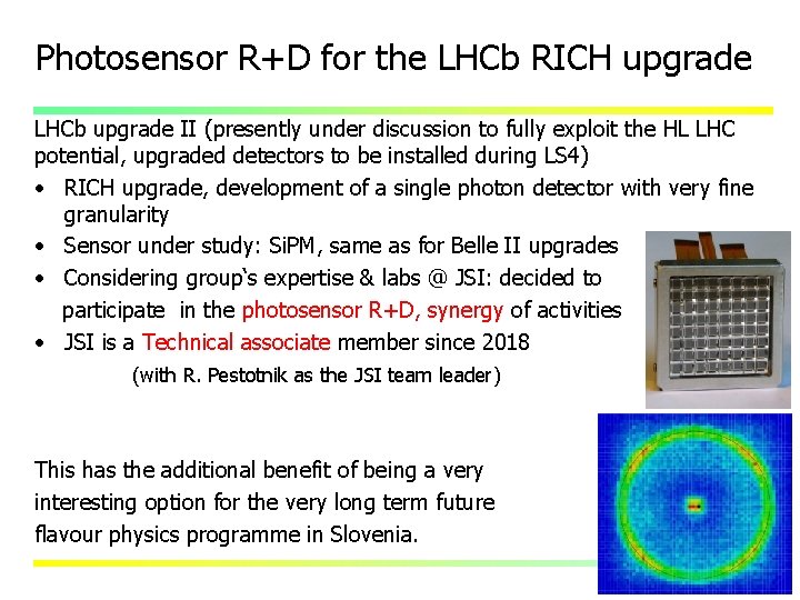 Photosensor R+D for the LHCb RICH upgrade LHCb upgrade II (presently under discussion to