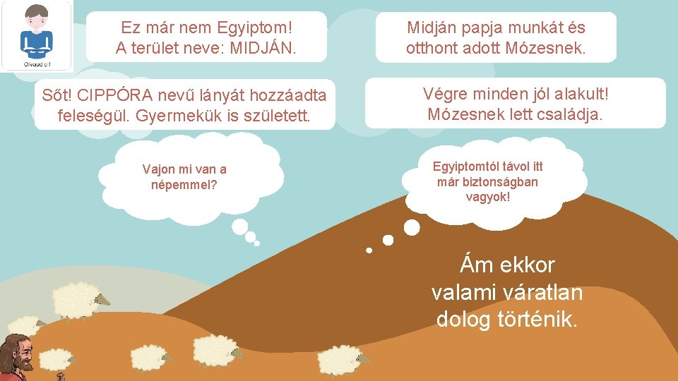 Ez már nem Egyiptom! A terület neve: MIDJÁN. Sőt! CIPPÓRA nevű lányát hozzáadta feleségül.