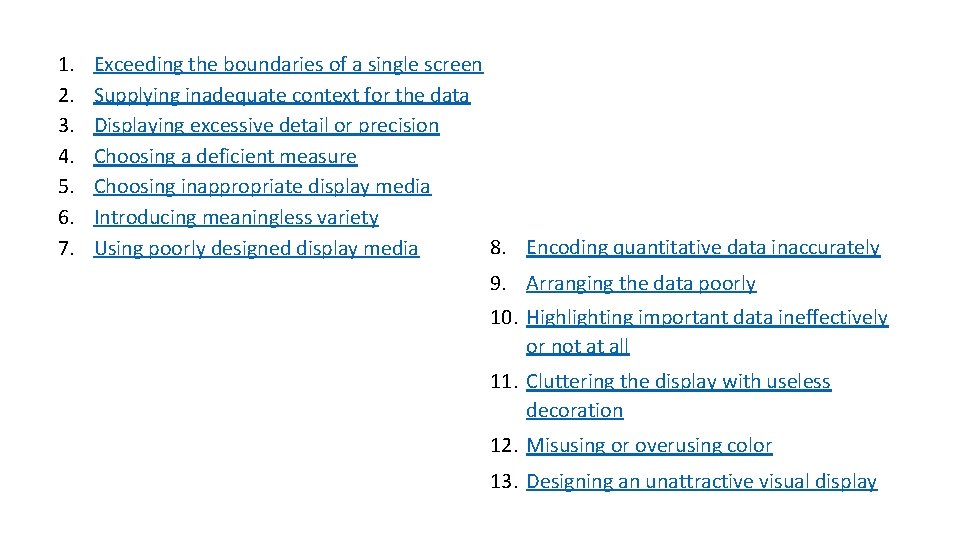 1. 2. 3. 4. 5. 6. 7. Exceeding the boundaries of a single screen