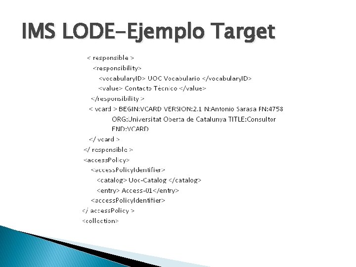 IMS LODE-Ejemplo Target 