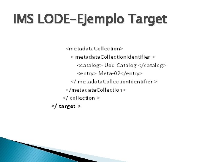 IMS LODE-Ejemplo Target 