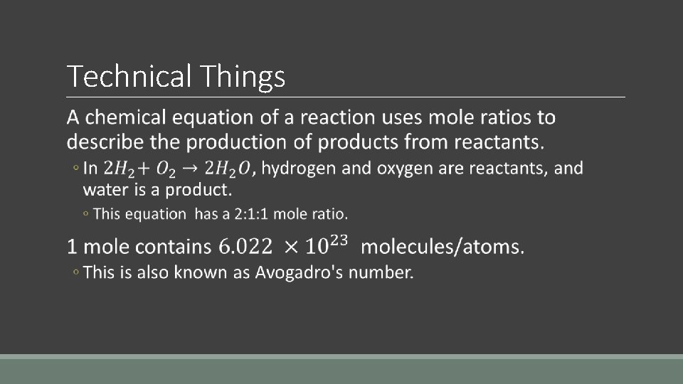 Technical Things 