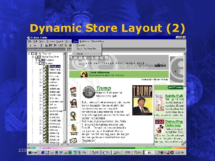 Dynamic Store Layout (2) • Manage your web store using simple and user friendly