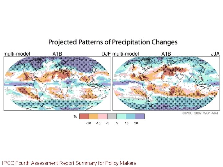 IPCC Fourth Assessment Report Summary for Policy Makers 